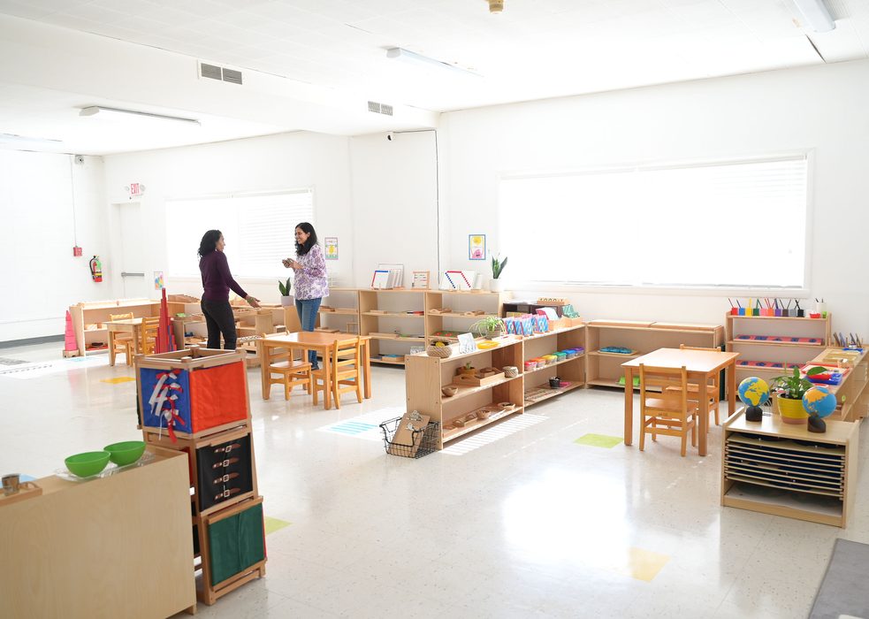 Milestones Montessori prepared classroom environment